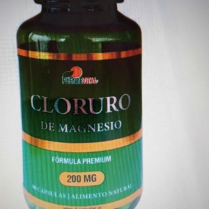 Magnesio Cloruro – 90 caps.200 mg CLORURO DE MAGNESIO y 268 mg oxido de magnesio